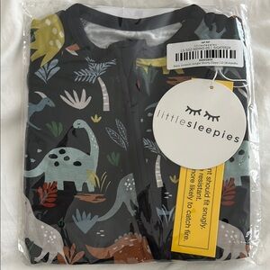 Little Sleepies Jurassic Jungle Short Zippy